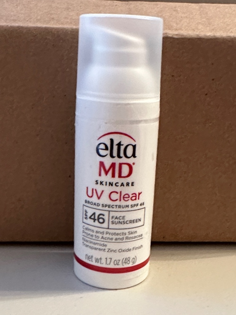 EltaMD UV Clear Broad Spectrum SPF 46 Face Sunscreen 1.7oz, Exp 6/2028, MSRP $45